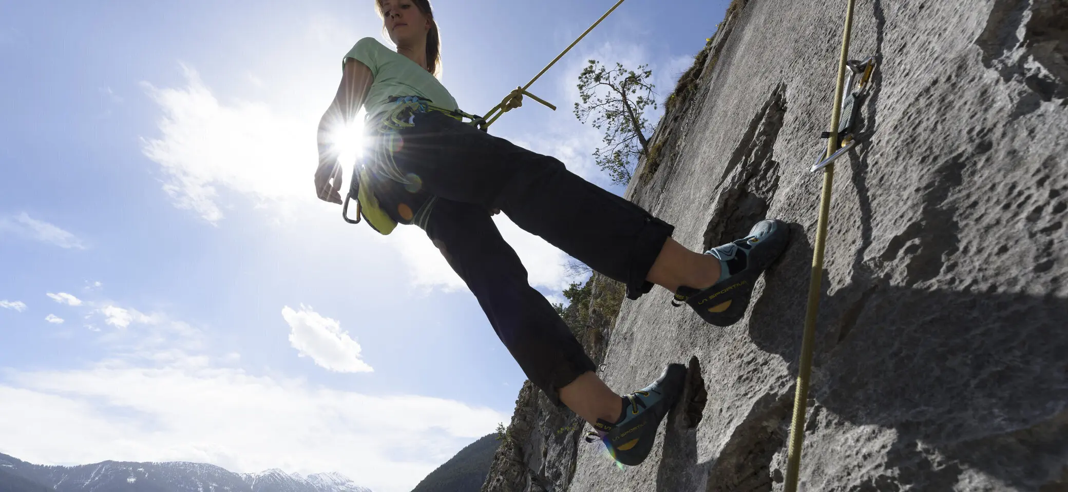 Outdoor-Klettern am Fels | © DAV/Wolfgang Ehn