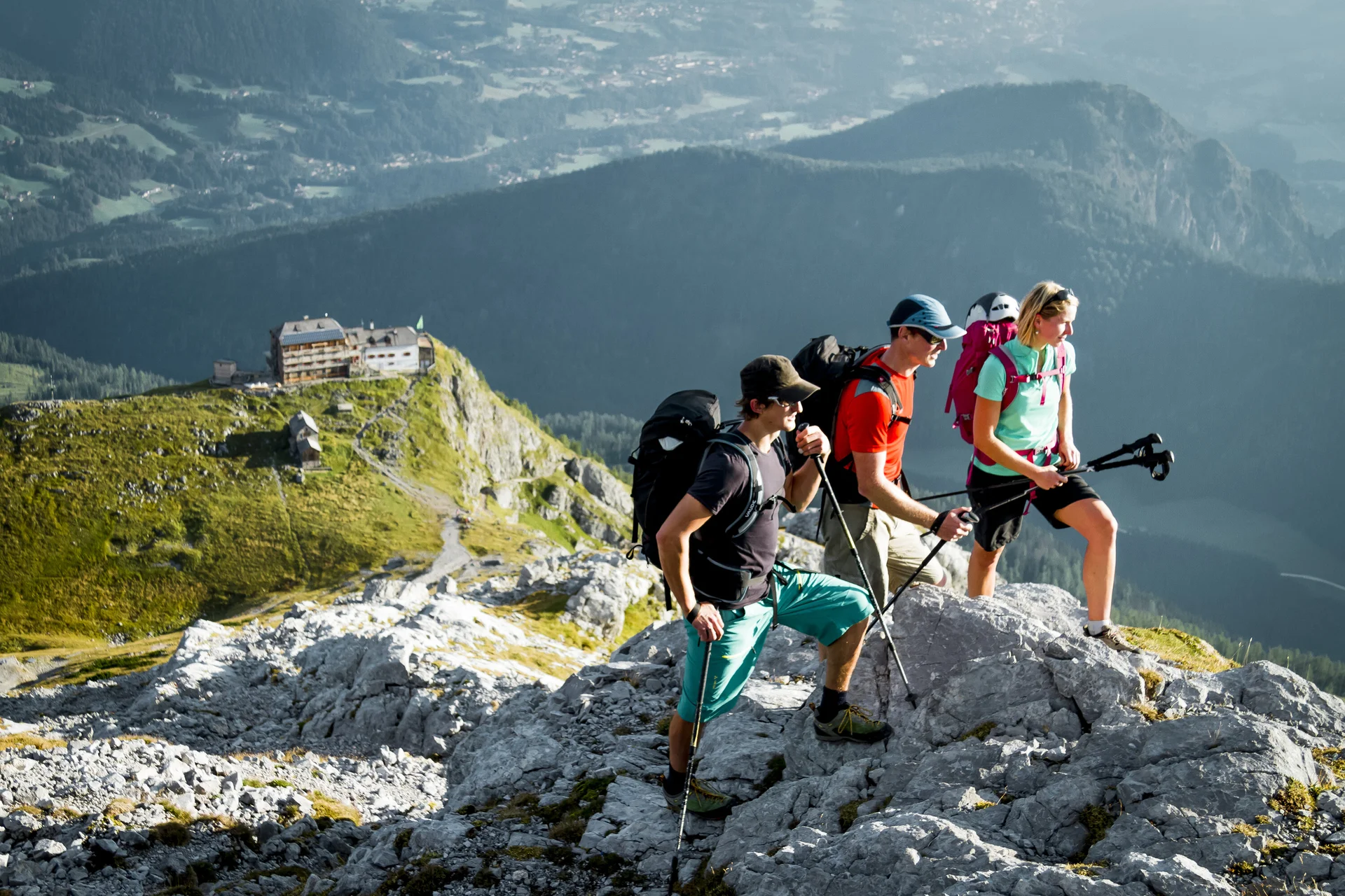 Watzmannueberschreitung  | © DAV/Hans Herbig Familienwandern: Eltern mit einem Kind in den Bergen | © DAV/Hans Herbig